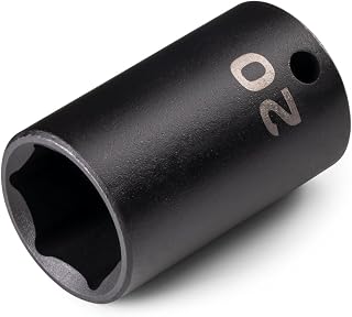 TEKTON 3/8 Inch Drive x 20 mm 6-Point Impact Socket | SID14120