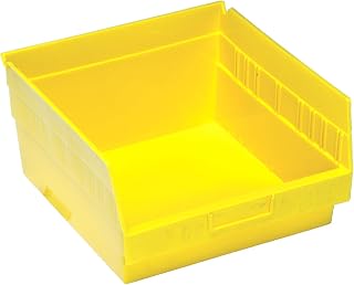 QUANTUM STORAGE SYSTEMS Shelf BIN Yellow 11-5/8in x 11-1/8in x 6in