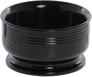 Cambro Shoreline Collection 9 Oz Large Black Plastic Insulated Bowl - 4 3/8" Dia x 2 3/8" H