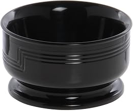 Cambro Shoreline Collection 9 Oz Large Black Plastic Insulated Bowl - 4 3/8" Dia x 2 3/8" H
