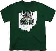 Cleveland State University Official State Shape Youth Kids Boy/Girls T Shirt