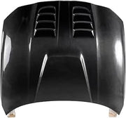 CSL Style Carbon Fiber Front Engine Hood Bonnet Compatible for BMW M3 M4 G80 G82 G83 Automotive Hood Scoops