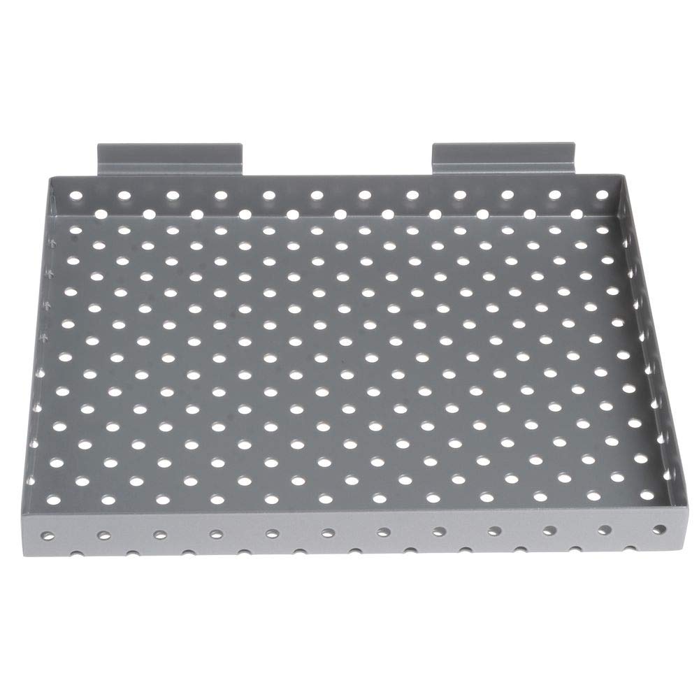 Slatwall Perforated Shelf by HUBERT – Metal, Model 57369