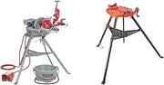 RIDGID Pipe Threading Machine, Pipe Vise and Accessories Bundle