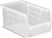 QUANTUM STORAGE SYSTEMS Ultra Hang & Stack BIN Clear 9-1/4in x 6in x 5in