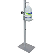 Foot Operated Hand Sanitizer Dispenser by Global Industrial – 47"L x 12"W x 44"H, Steel, Silver, Model TT-1980