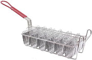 Tablecraft TB60 Nickel Plated Steel 6-Shell Taco Basket