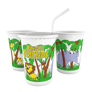 Jungle Friends Theme Cup 12 Oz by AmerCare – 12 Ounces, 12.0 fluid_ounces