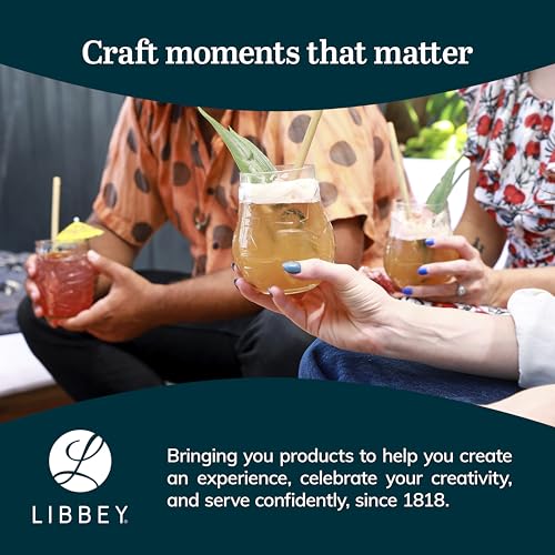 Libbey Tiki Pineapple / 17 Ounces / Tiki Mixed Drinkware Sets