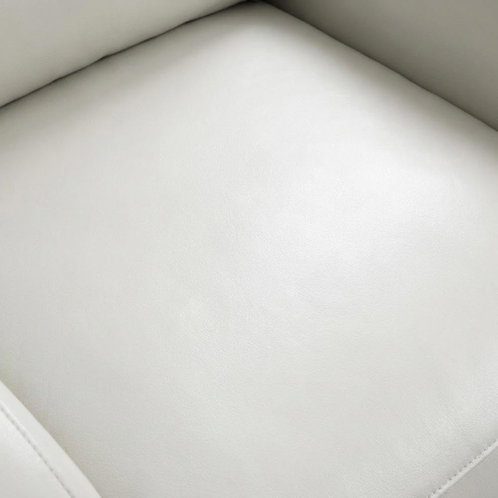 Faux Leather-Upholstered Manual Recliner Chair by Starlight Canyon Home – Faux Leather, Grey