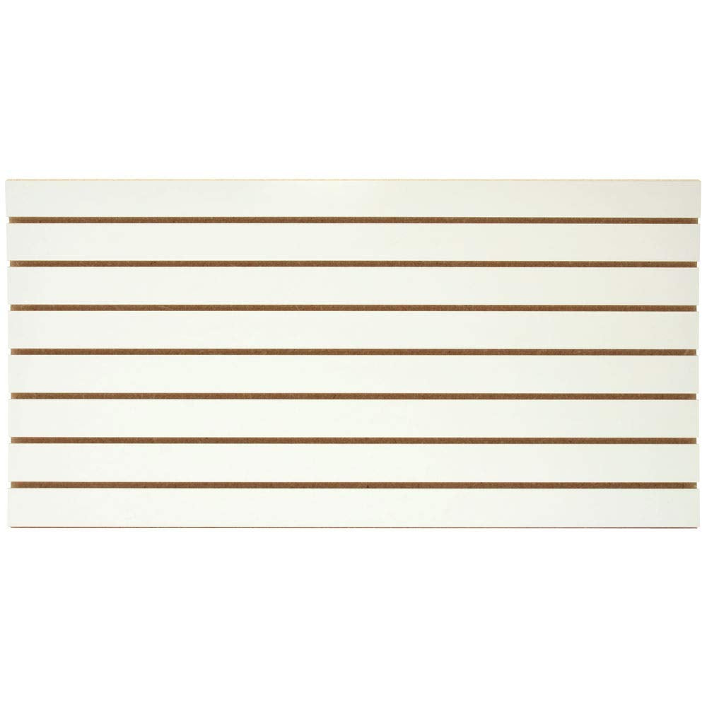 White Easy Slatwall Display Panels by Retail Resource – Model EP-WHT-2PK