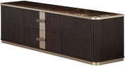 Michael Amini West Kensington Media Cabinet - Medium Espresso