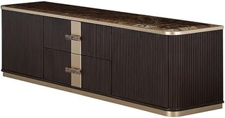 Michael Amini West Kensington Media Cabinet - Medium Espresso
