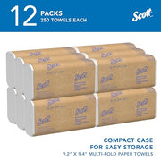 Scott Professional 250 Count (Pack of 12) / White / Multifold Paper Towels Paper Towels