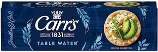 Carr's Table Water Biscuits (125g) - Pack of 2