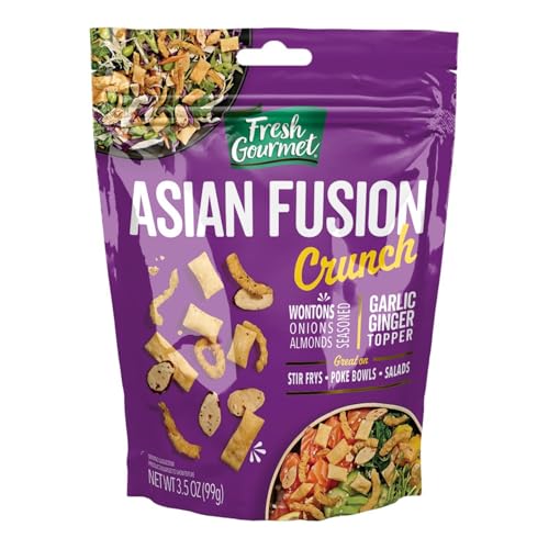 Fresh Gourmet Asian Fusion Crunch / Asian Fusion / 3.5 Ounce (Pack of 12) Vegetable