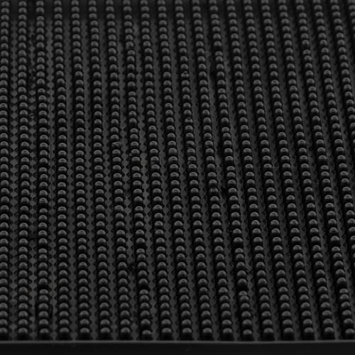 Update International 1 / 18" X 12" / Black Comfort Mats