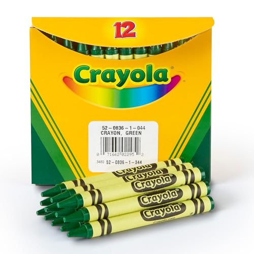 Crayola Green / 1 Count (Pack of 1) / Classic Crayons