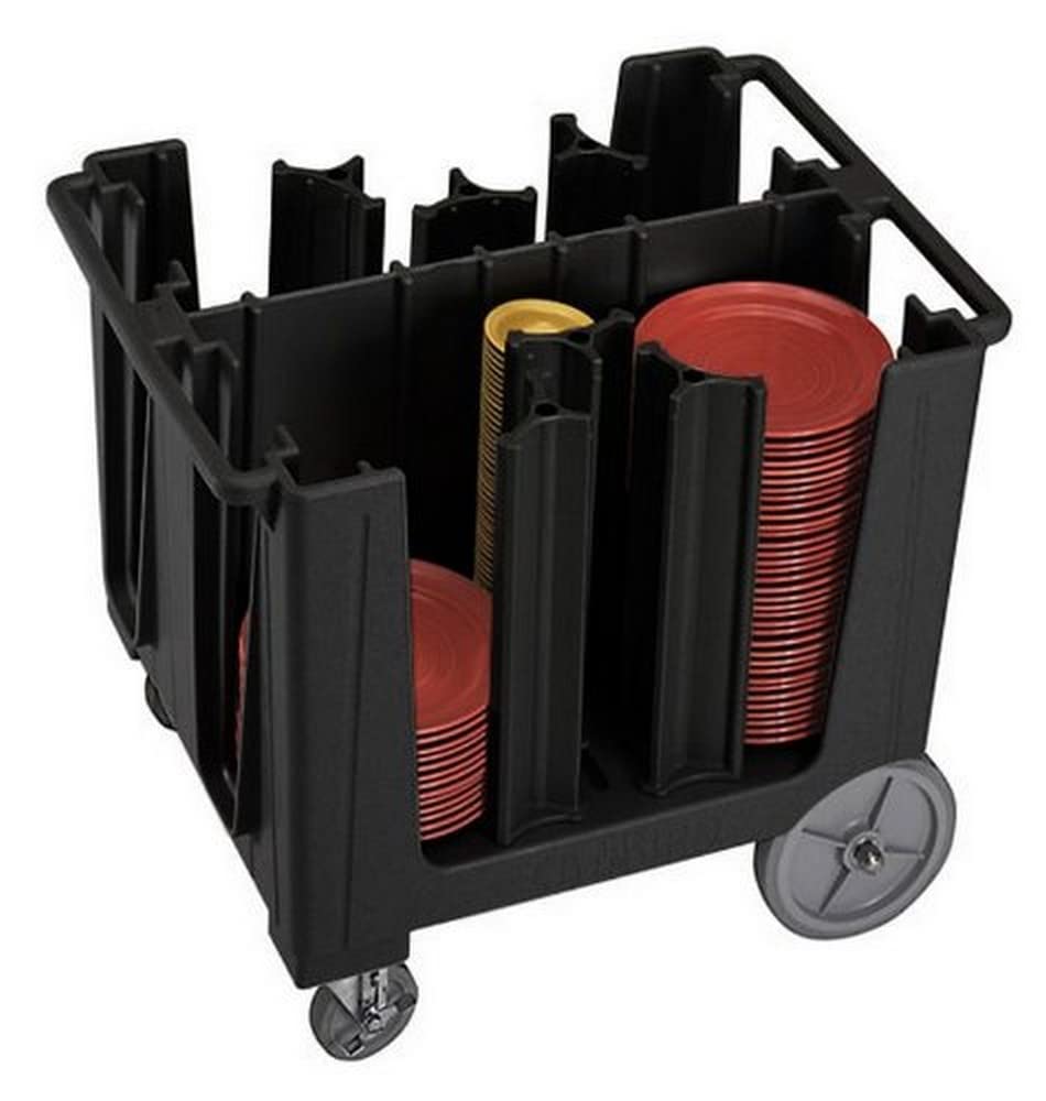 (ADCS110) Plastic Adjustable Dish Caddy by Cambro – Plastic, Black, Model 728119