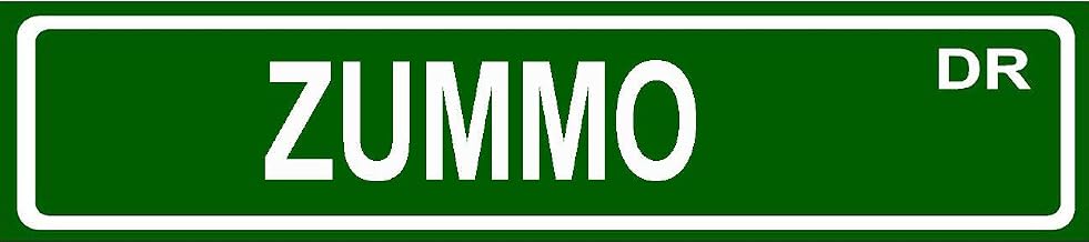 ZUMMO 4"x18" Standard Green Street Sign Style Affect Novelty Aluminum Street Sign