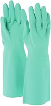Green Nitrile Large Unlined Cleaning Gloves - 18" L