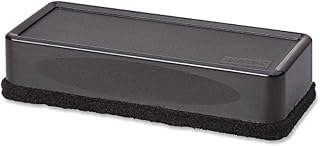 Lorell Dry-Erase Board Eraser, 2-3/16 by 5-3/16 by 1-5/16-Inch, Black