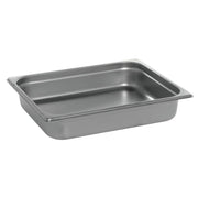 1/2 Size Steam Table Pan 22 Gauge Stainless Steel - 2 1/2"D by HUBERT – Stainless Steel, Model 24811