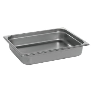 1/2 Size Steam Table Pan 22 Gauge Stainless Steel - 2 1/2"D by HUBERT – Stainless Steel, Model 24811