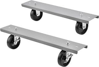 Global Industrial Caster Base Set for C-Channel Open Leg 48 to 72" W x 30 & 36" D Workbench