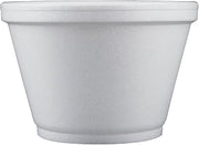 DCC6SJ12 - Dart 6SJ12 Squat Foam Containers, 6 Ounce