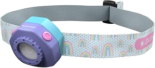 Ledlenser Kidled4R LED Headlamp, Auto Release Headband, Camping Flashlight