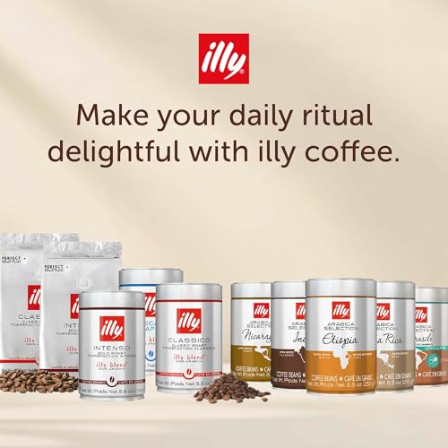 illy Brasile Regenerative Agriculture / 8.8 Ounce (Pack of 6) / Whole Bean Coffee