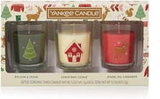 Yankee Candle Holiday Memories Gift Set with a Balsam & Cedar, a Christmas Cookie & a Sparkling Cinnamon Pillar