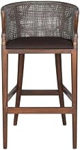 Dark Brown Adventure Bar Stool with Wood Frame by Starlight Canyon Home – Wood, Brown
