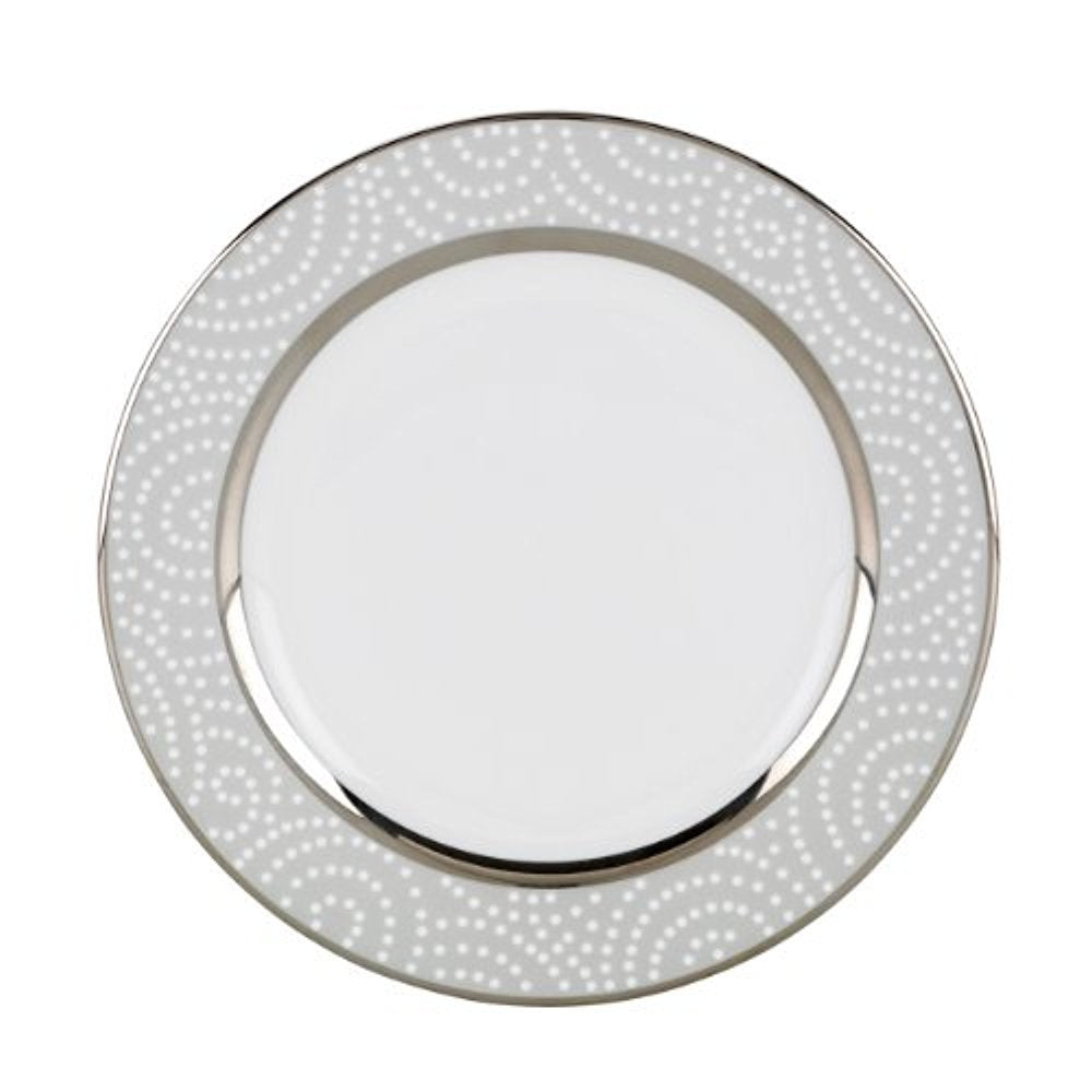 Pearl Beads Bread Plate by Lenox – 0.40 LB, Bone China, White, Model 830077