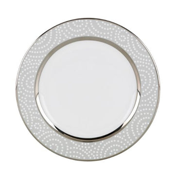 Pearl Beads Bread Plate by Lenox – 0.40 LB, Bone China, White, Model 830077