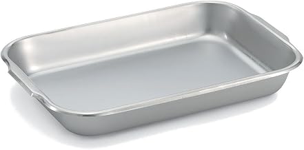 Bake/Roast Pan, Stainless Steel, 6-1/2 Qt.
