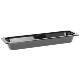 Camwear Food Pan Half Size Long Black 2 1/2" by Cambro – Half Size, Polycarbonate, Black, Model 99511325900