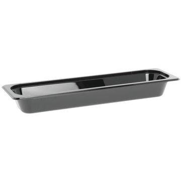 Camwear Food Pan Half Size Long Black 2 1/2" by Cambro – Half Size, Polycarbonate, Black, Model 99511325900