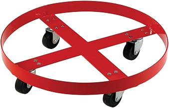 Global Industrial 600 Lb. Capacity Drum Dolly for 55 Gallon Drum - Rubber Wheels