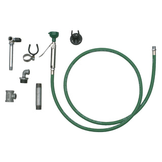 Drench Hose Assembly by Haws – 2"W x 104"H, Rubber/ABS Plastic, Green, Model 8901RFK