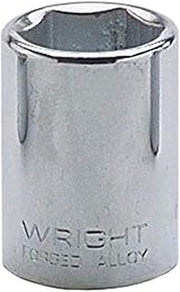 Wright Tool 20-08MM 1/4" Drive 6 Point Standard Metric Socket, 8mm