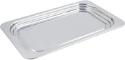 Bon Chef 5207 Stainless Steel Rectangular Full Size Food Pan, Plain Design, 4-1/2 Quart Capacity, 21-1/2" Length x 13-1/2" Width x 1-1/4" Height