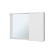 31" Nome Medicine Cabinet with Interior Storage Compartments by DEPOT E-SHOP – Engineered Wood, White, Model DE-GLB11581