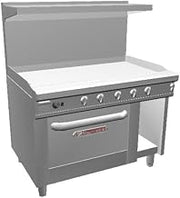 Southbend 448AC-4G 48" Ultimate Restaurant Gas Range w/ 48" Griddle, (1) Convection Oven & (1) Cabinet Base