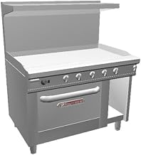 Southbend 448AC-4G 48" Ultimate Restaurant Gas Range w/ 48" Griddle, (1) Convection Oven & (1) Cabinet Base