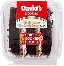 Davids Marshmallow Chocolate Chip Cookie Dough Cake Slice, 7.93 Ounce -- 24 per case.