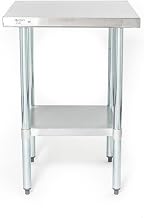 Adcraft Work Table, 24" x 24" x 35", in Stainless Steel (WT-2424-E)
