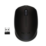 M170 2. 4GHz Wireless 3-Button Optical Scroll Mouse W/Nano USB Receiver (Black) (Renewed) by Logitech – 7.6 x 4.7 x 3.6, Plastic, Black, Model 910-004940-cr
