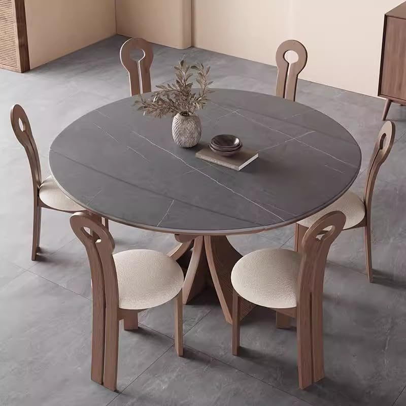 Mesa para Centro De Sala Solid Wood Extendable Folding Dining Table Adjustable Round Dining Table Small Home Round Table Coffee Table(150cm) by JOYNOW – 150cm, A, Model 5744
